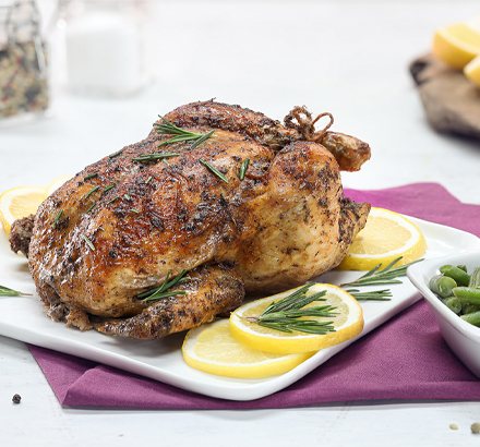 Garlic Butter Roasted Chicken With Green Beans